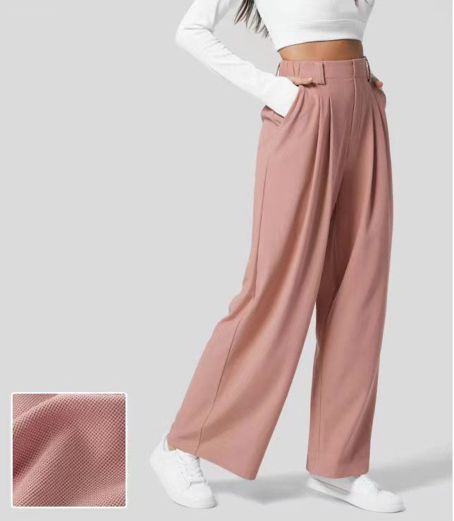 Kamari Wide-Leg Waffle Pant