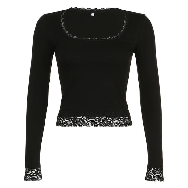 Vintage Lace Crop Top