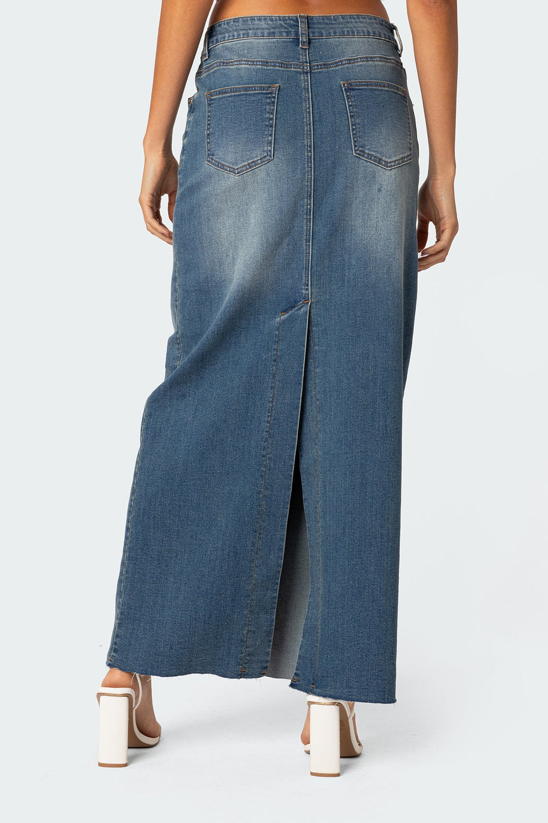 Elvina Denim Maxi Skirt