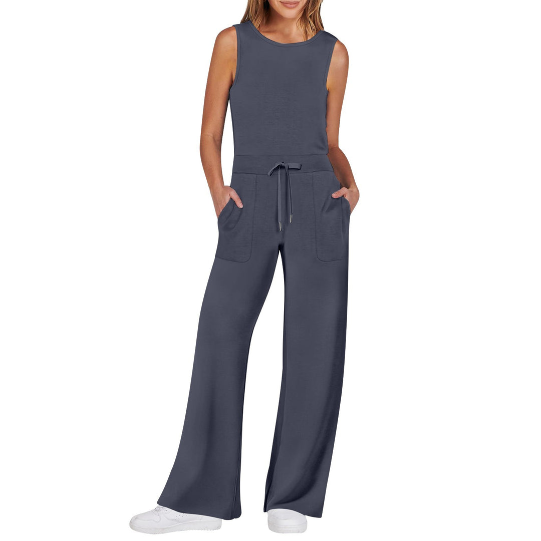 Cloud 9 Sleeveless Wide-Leg Jumpsuit