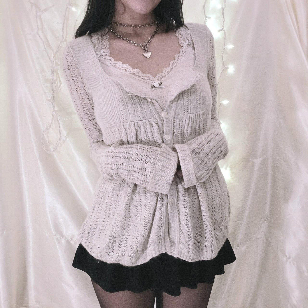 Selene Coquette Babydoll Sweater